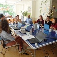 Group discussion at the Kick-Off meeting