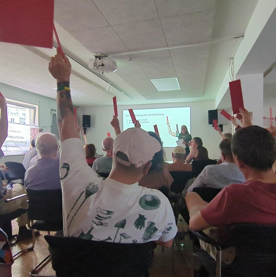 People raising their hands 
