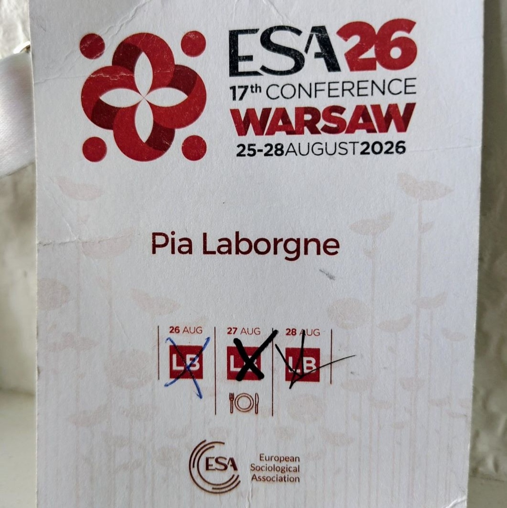 Badge of the conference