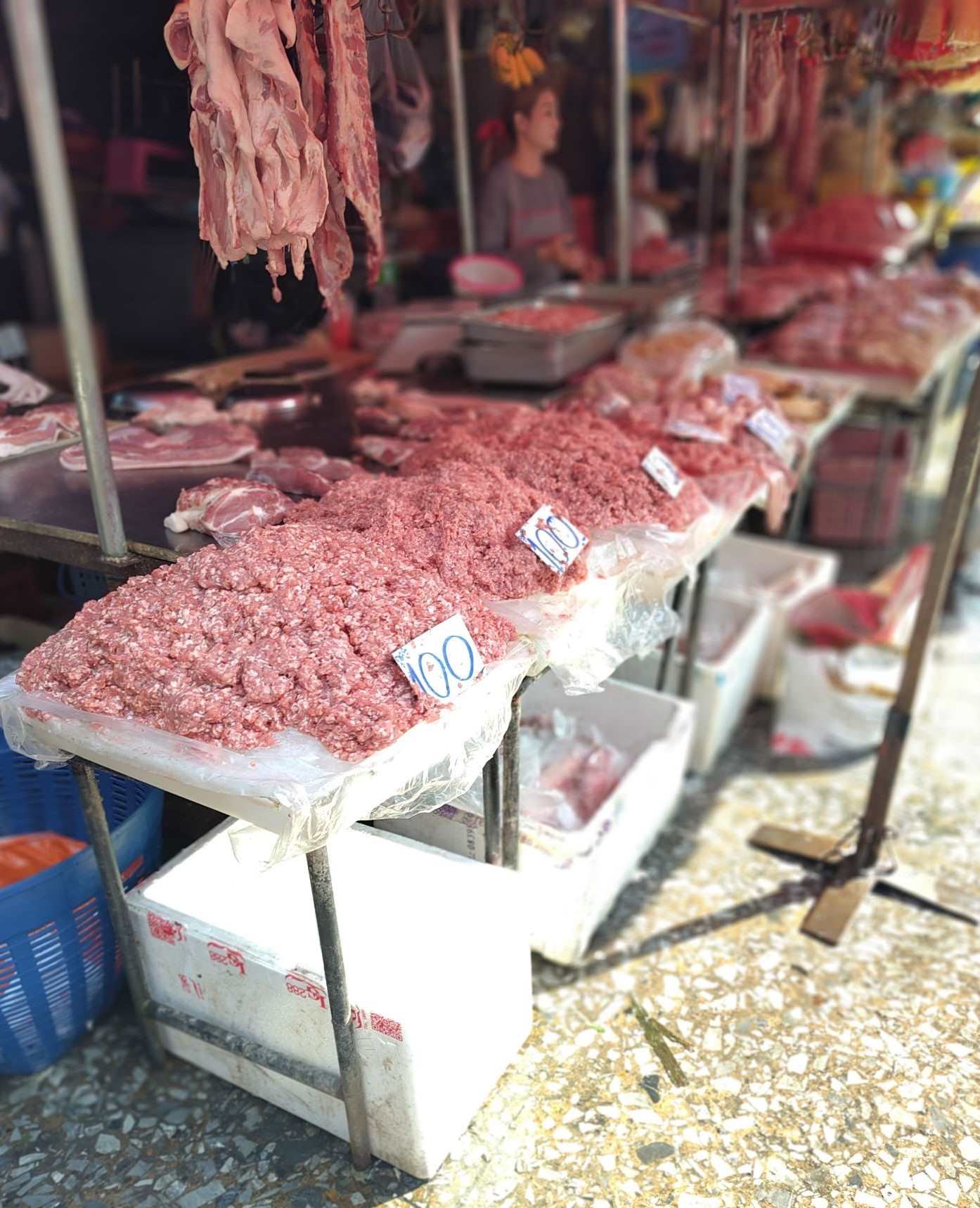 traditional market in Bangkok