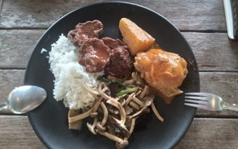 plate with food